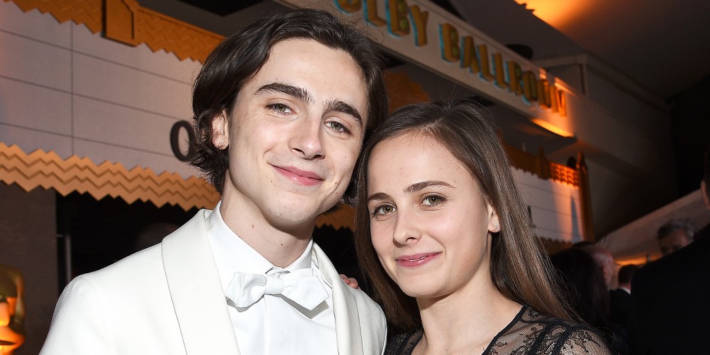 NOTE THE RESEMBLANCE: TIMOTHEE CHALAMET AND HIS SISTER PAULINE