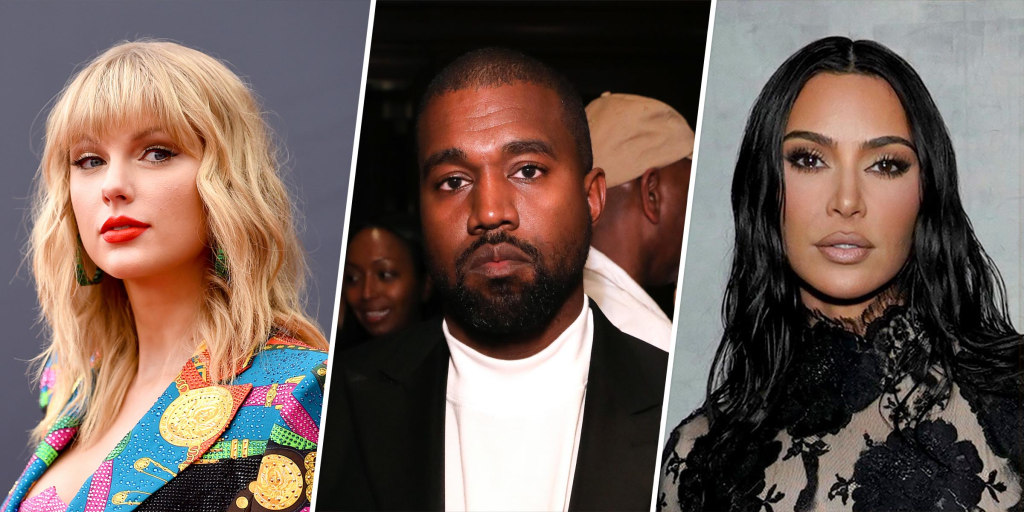 19 Year Old Kim Porn - Taylor Swift, Kanye West, Kim Kardashian and 'Famous': A Timeline of the  Feud