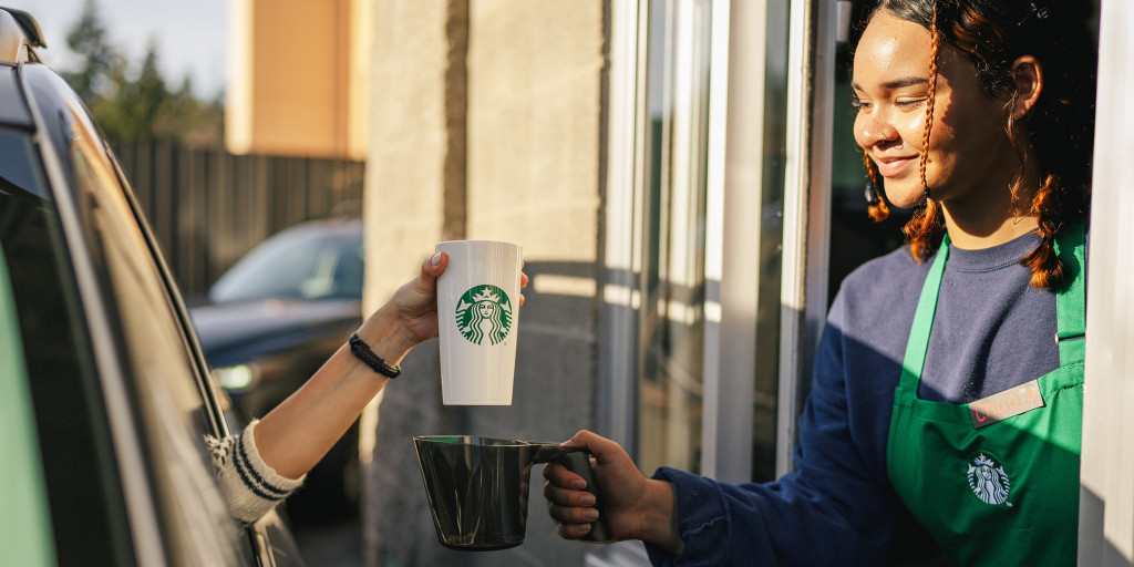 Starbucks Now Accepts Personal Cups for Drive-Thru and Mobile Orders