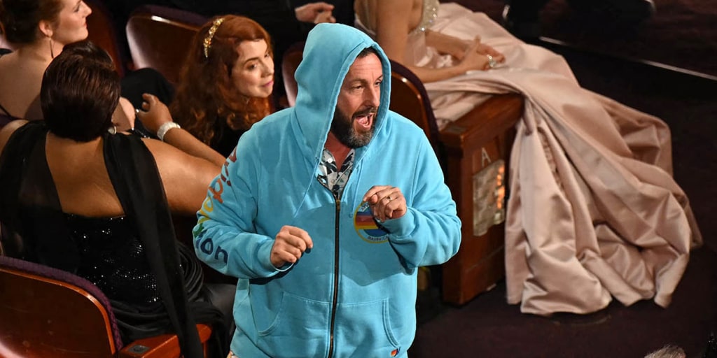 Adam Sandler's Oscars Cameo Ended With A 'Chalamet' Shoutout