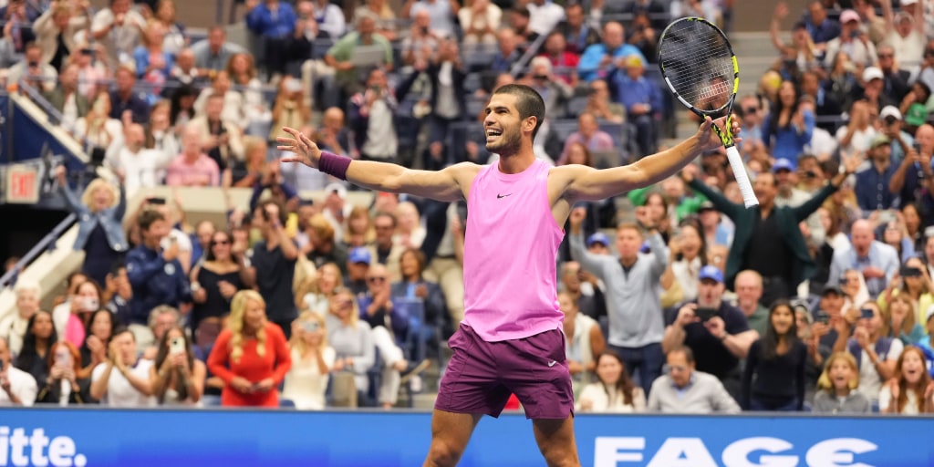 Carlos Alcaraz Beats Rival Jannik Sinner at the U.S. Open for a 6th Grand Slam Title