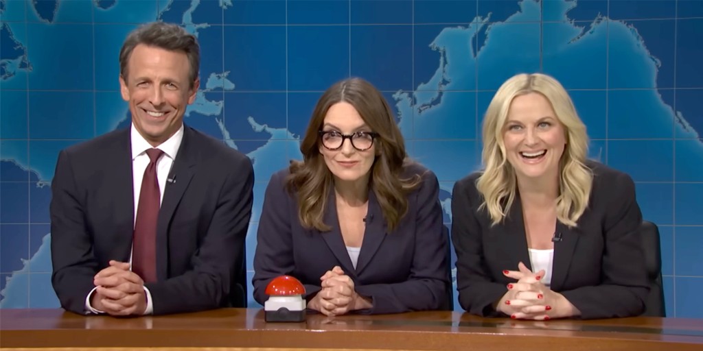 Amy Poehler Recruits Tina Fey, Seth Meyers for 'Weekend Update' Return