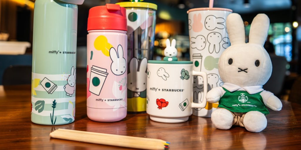 STARBUCKS Miffy ステンレス水筒 Starbucks Is Launching Miffy-Themed Cups, Plushies and More: See