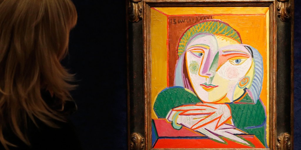 PICASSO【女王イザボー】、高級画集画、状態良好、新品高級額装付 1C6962927-g-ent-121109-picasso