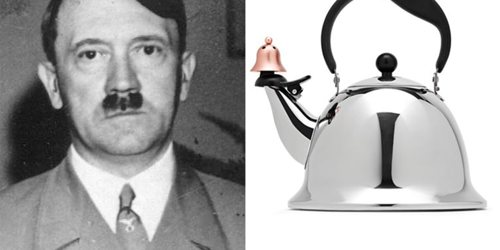 Does this J.C. Penney tea kettle look like Hitler?