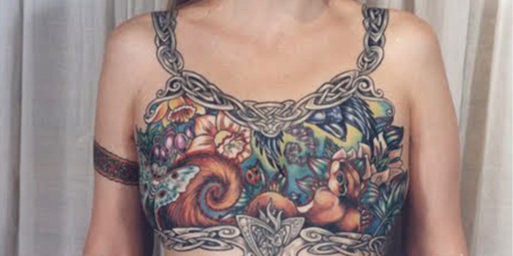 She Turned her Double Mastectomy into a Badass Tattoo  Tattoodo