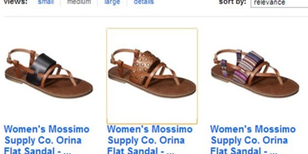 Target mossimo sandals online