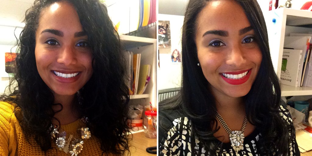 How to get natural curly hair straight shop