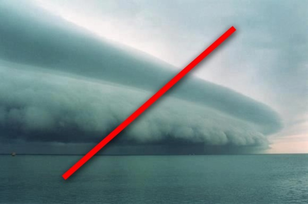 hurricane clouds pictures