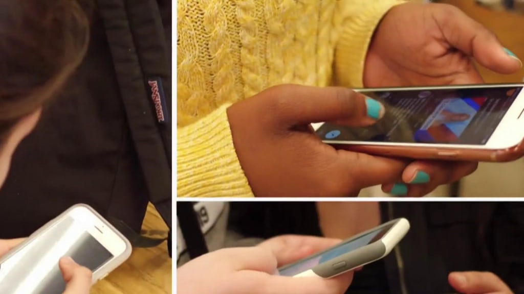 CA school tests pouch that locks away students' cell phone until