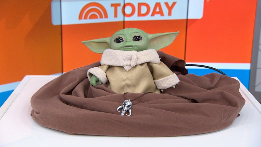 Baby Yoda toy makes appearance in Studio 1A