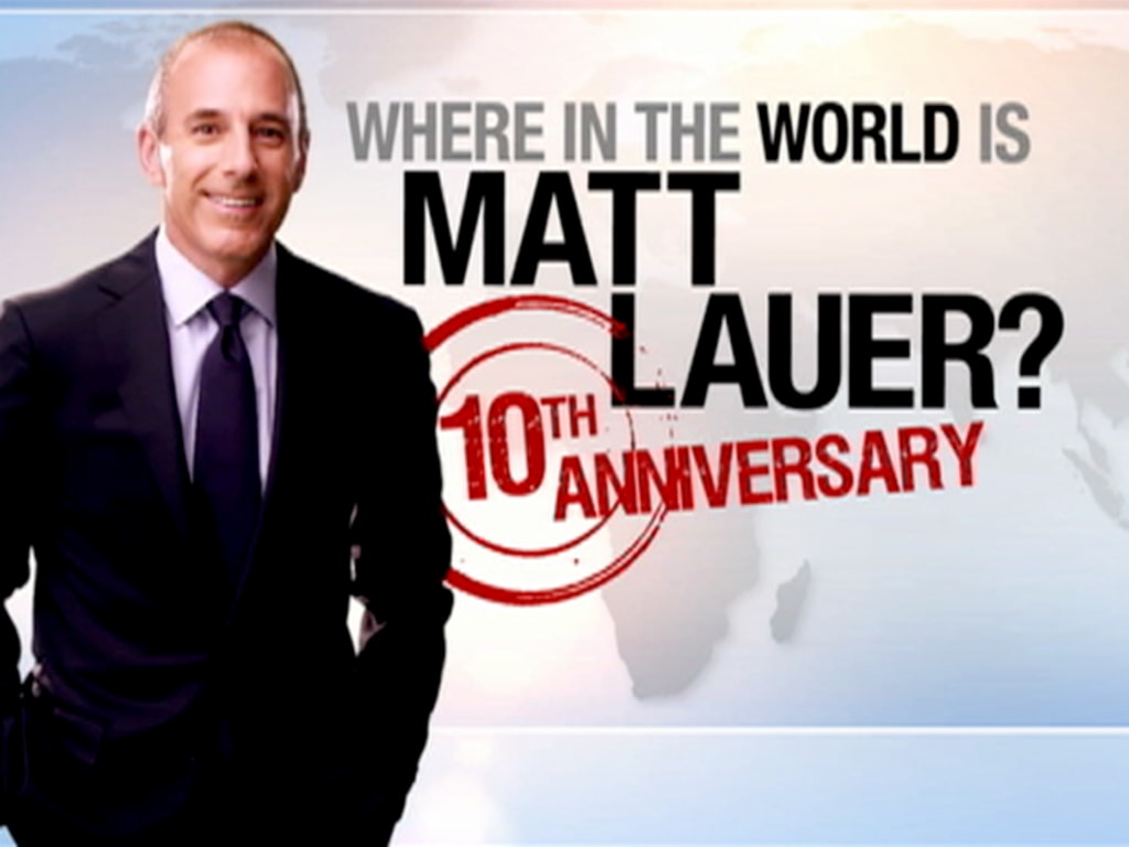 Where in the World is Matt Lauer 