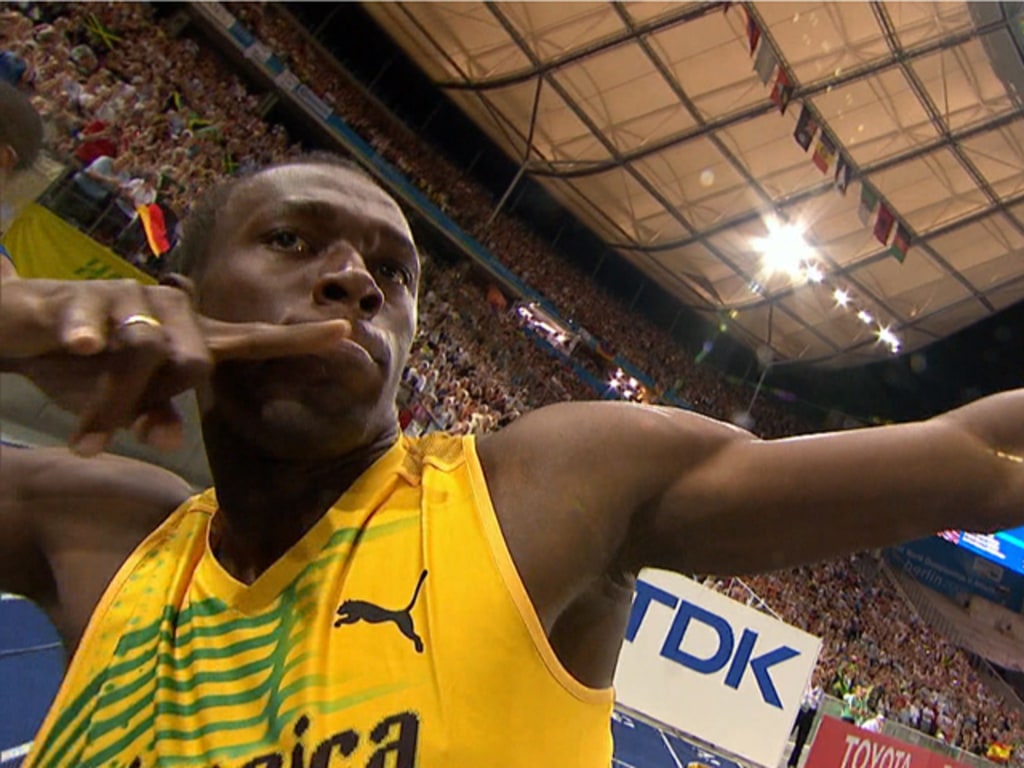 Running Man: Usain Bolt readies for London 2012 Olympics, image size:1024x768