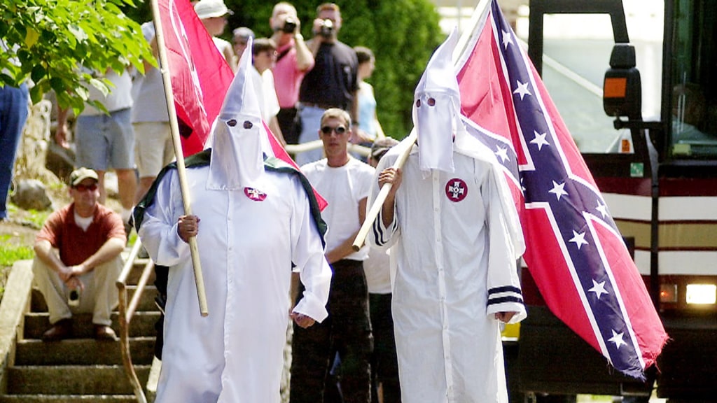 Confederate flag rally tests a diminished Ku Klux Klan