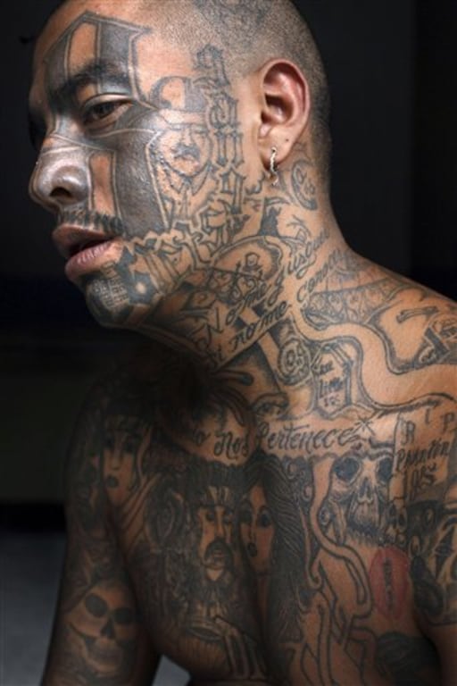 Gang tattoos in the Bexar County Jail