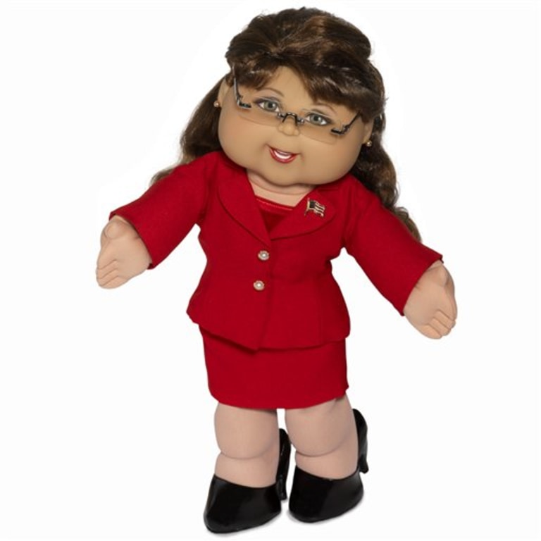 cabbage patch doll with glasses