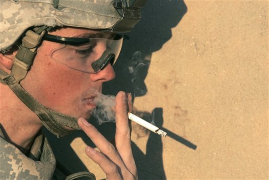 Smoking in the military: An old habit dies hard