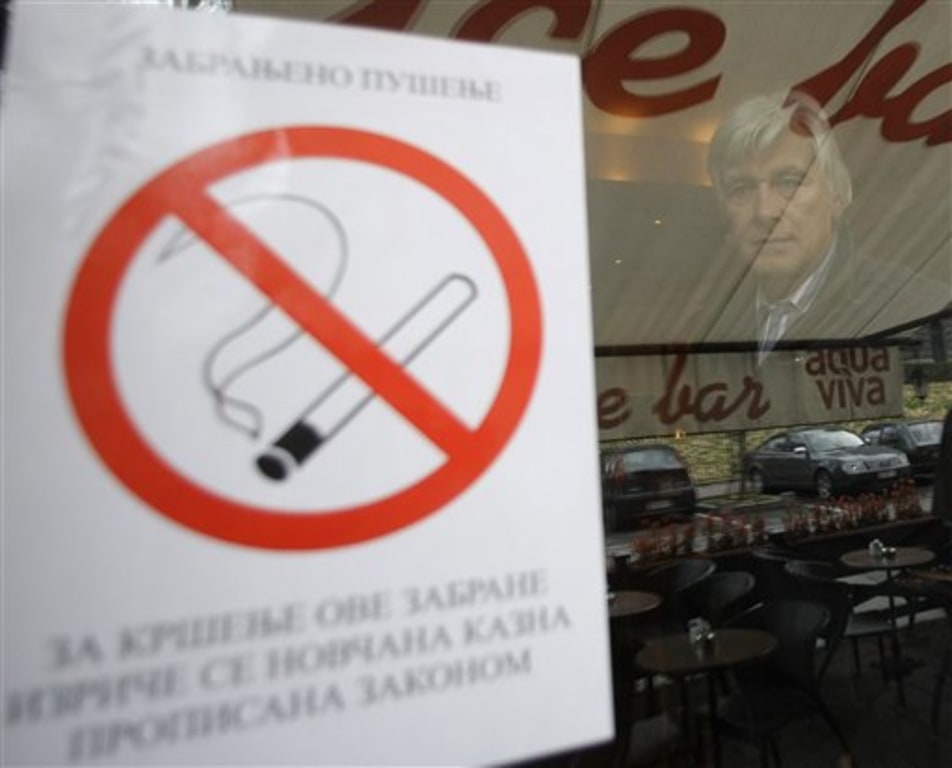 Tobacco-loving Serbs fume over smoking ban