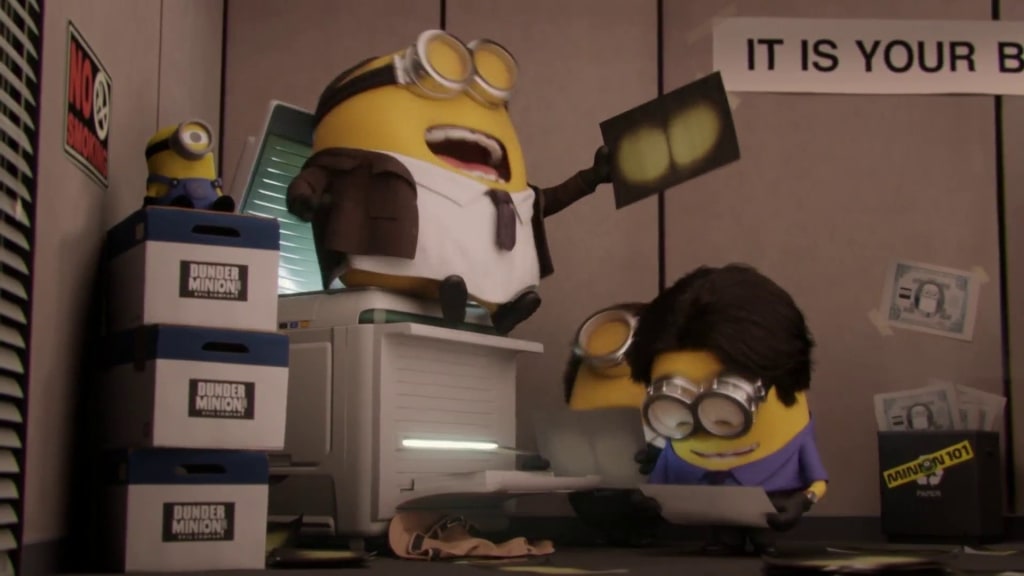 Minions hilariously re-create 'The Office' opening intro