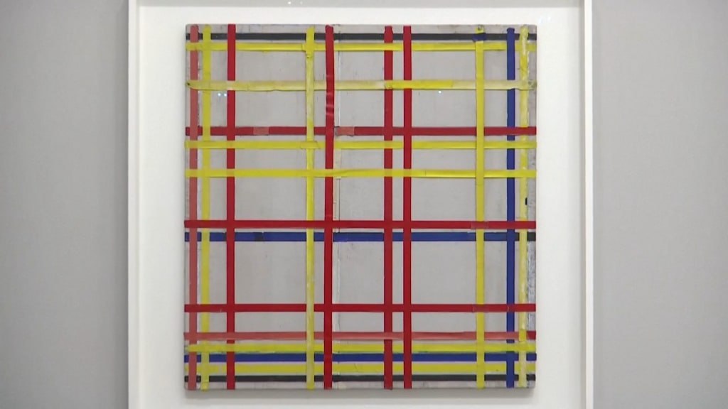 Mondrian artwork has been upside down for decades, curator says
