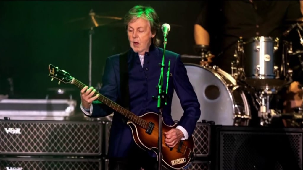 Paul McCartney reunited with famous bass stolen 50 years ago after online  campaign