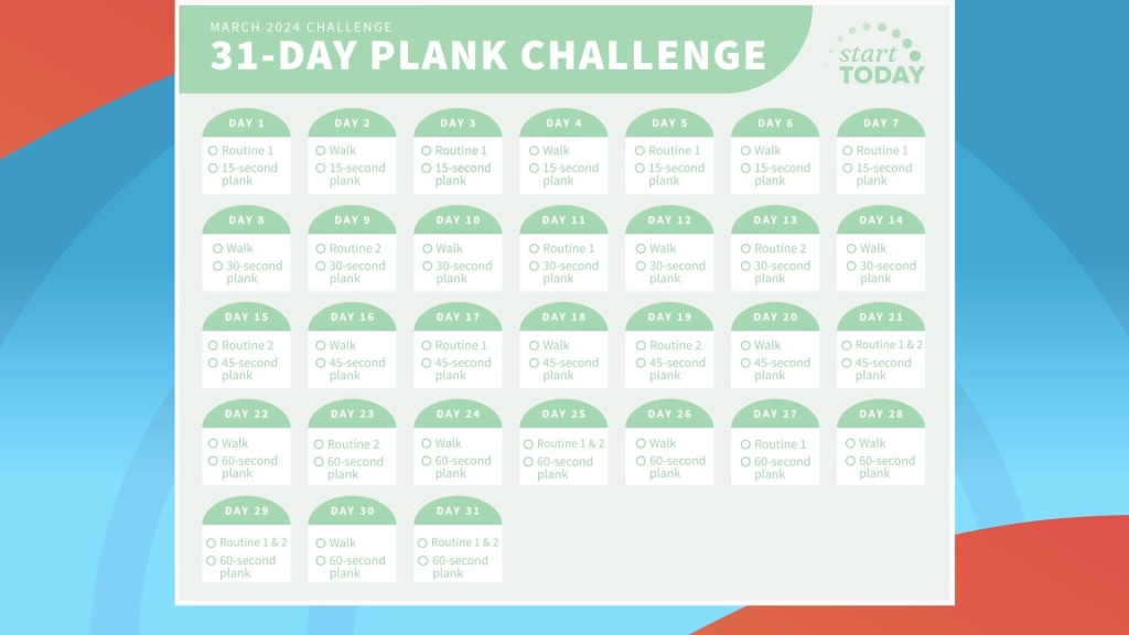See Start TODAY s March 2024 fitness plan