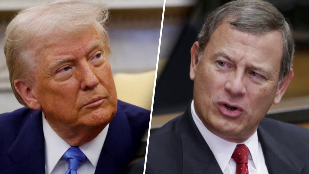 Chief Justice Roberts delivers rare rebuke to Trump