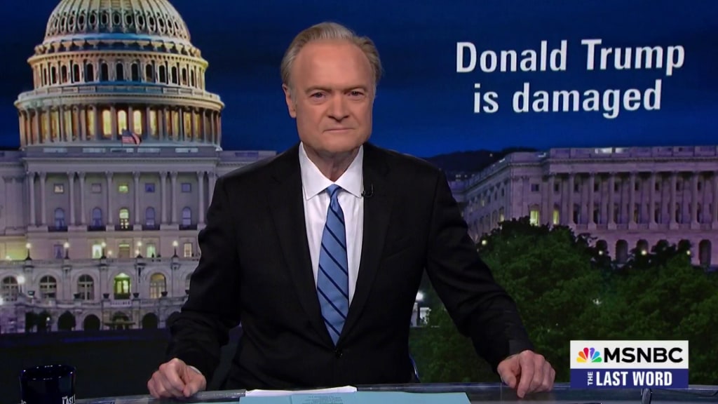 Lawrence: Trump's WSJ suit claims he's been damaged. Epstein is the one who  did a lot of damage.