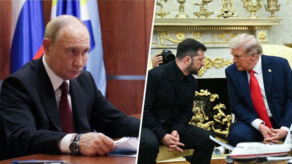 Trump Says Putin to Meet Zelenskyy, Kremlin Plays Down Prospect