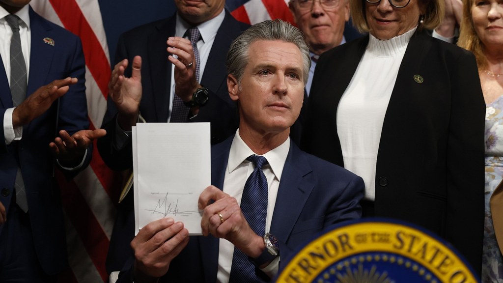 California Gov. Newsom Signs Democrats' Redistricting Plan