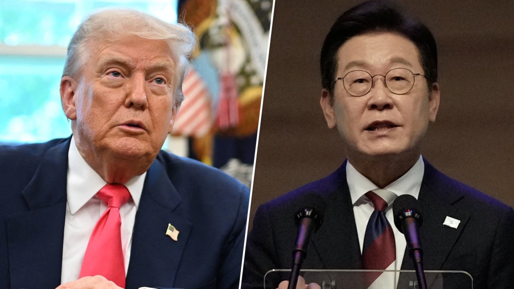 Trump meets with president of South Korea