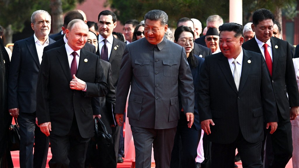 Leaders of Russia, North Korea, Iran Attend China's Military Parade