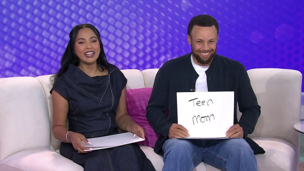 Stephen and Ayesha Curry Play a Game of Perfect Match