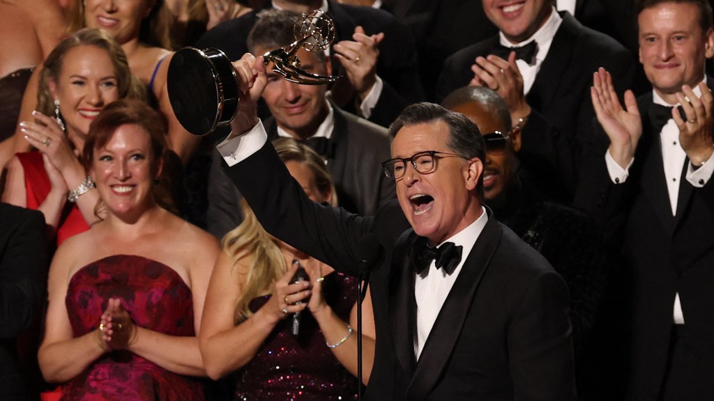 ‘The Late Show With Stephen Colbert’ wins Emmy for outstanding talk series