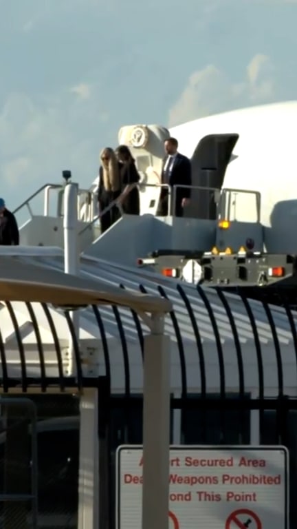 VP Vance arrives in Arizona with Charlie Kirk's casket