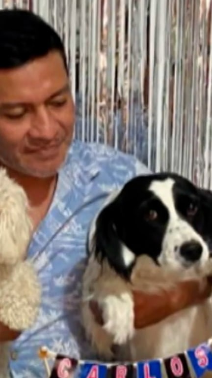 Dog saves owner after dynamite is thrown at their home