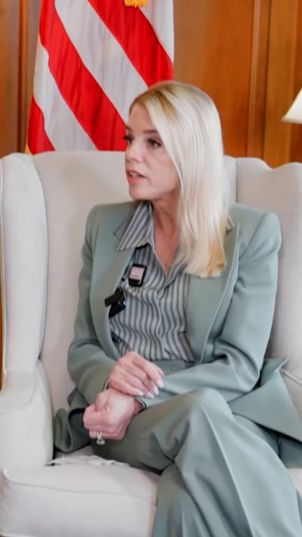 Bondi says Justice Dept. will target hate speech users