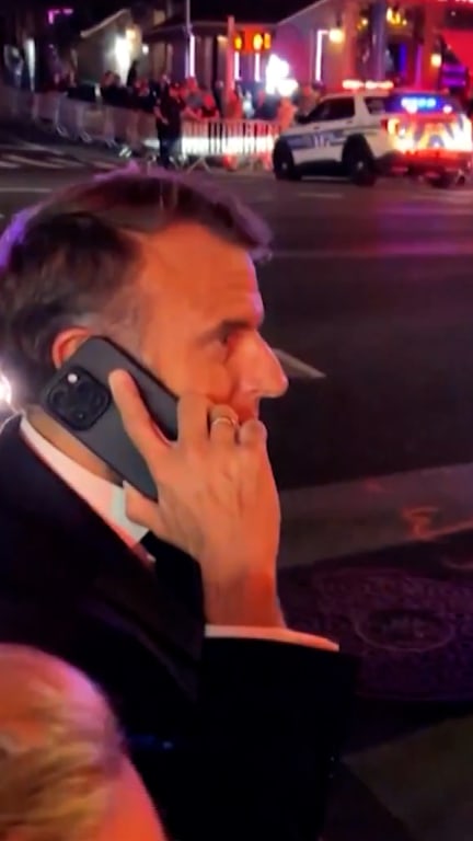 Macron calls Trump after his motorcade blocks his route