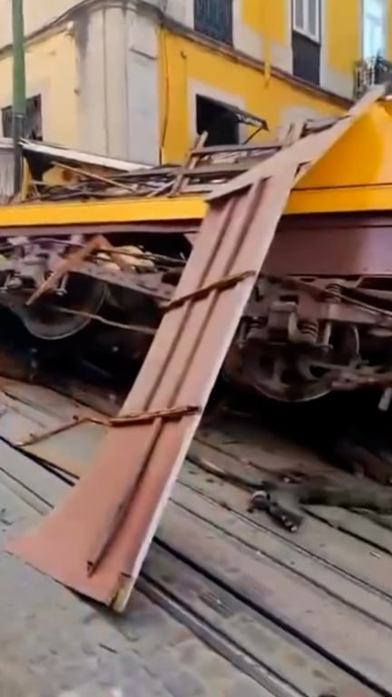 At least 16 killed in Lisbon funicular railway crash