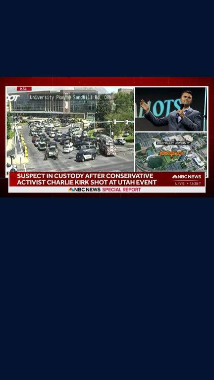 Witness describes Charlie Kirk shooting