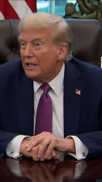 Trump not sure if DOD rebrand needs Congress