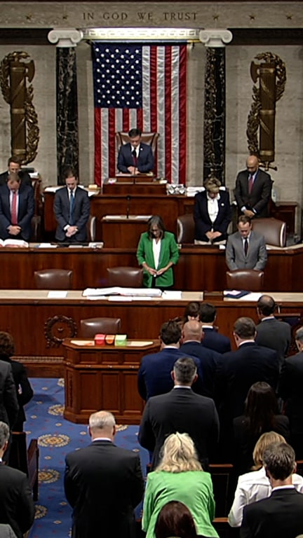 House of Reps. holds moment of silence for Charlie Kirk