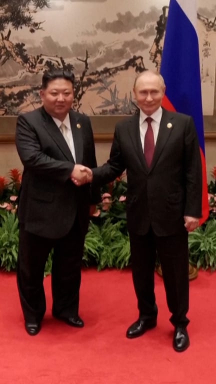 Putin thanks Kim Jong Un for military assistance