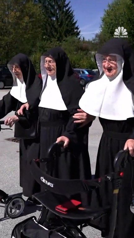 Retired nuns on the run break back into convent
