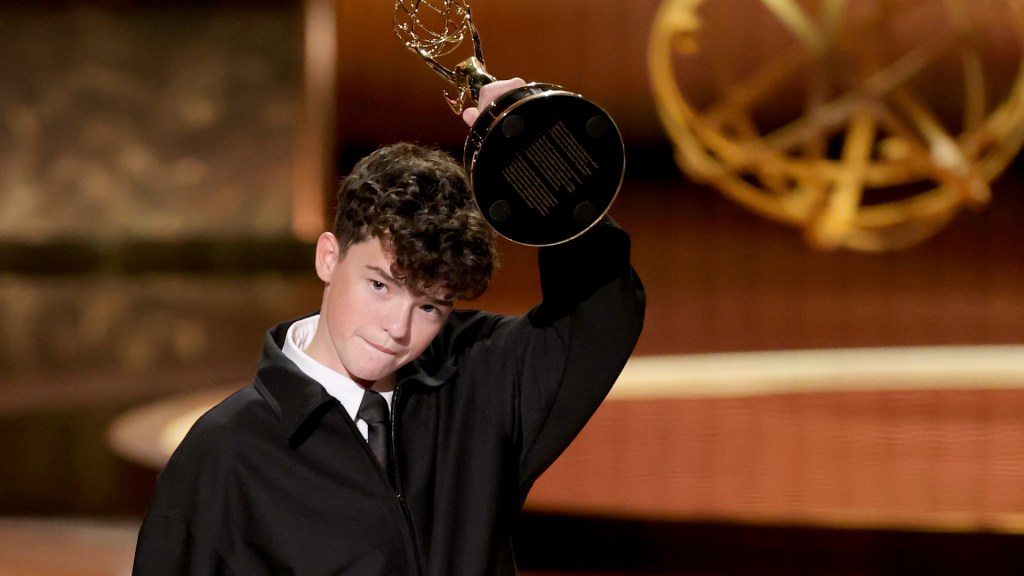 Owen Cooper becomes youngest male actor to win an Emmy at age 15