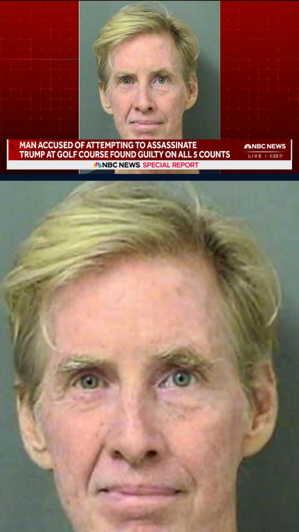 Ryan Routh found guilty in Trump assassination attempt