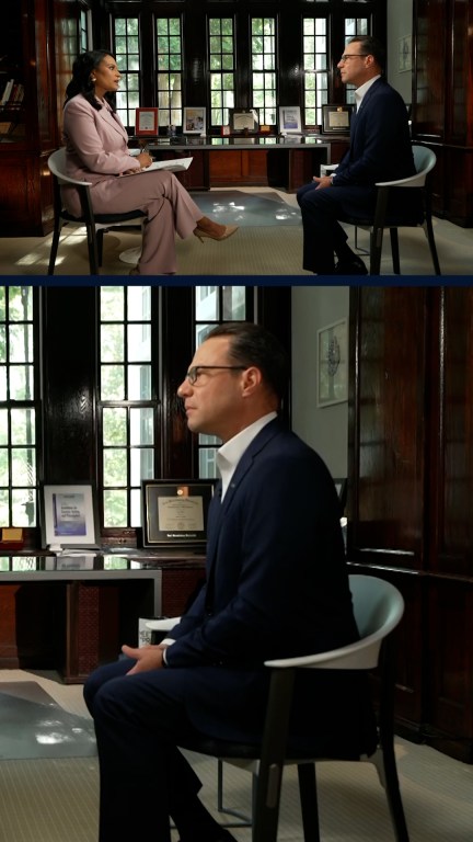 Gov. Shapiro says Trump is silencing opposing views