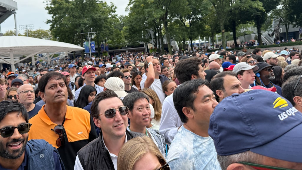 Trump’s arrival to U.S. Open delays match frustrating attendees