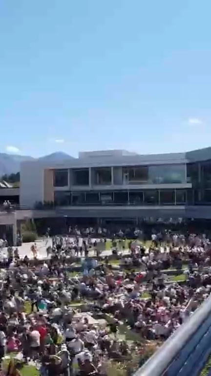Video appears to show moment Charlie Kirk is shot