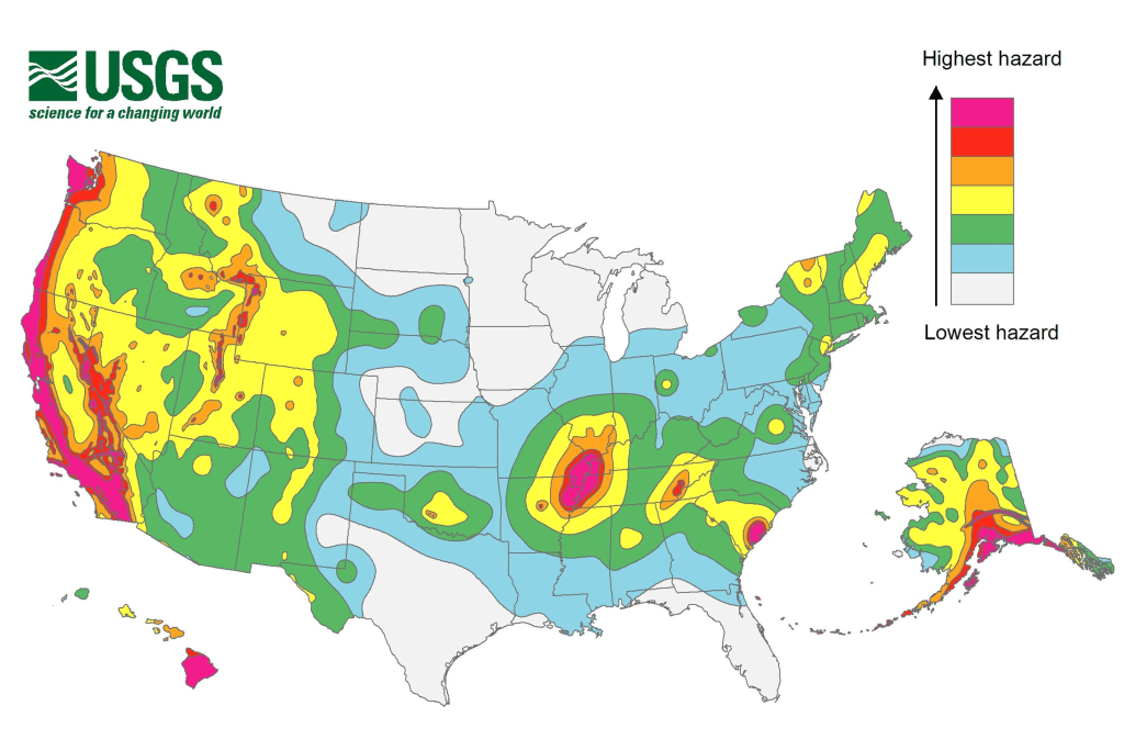 Portland Earthquake Risk Map Earthquake Risks Higher Than Once Believed For Many Cities: Usgs